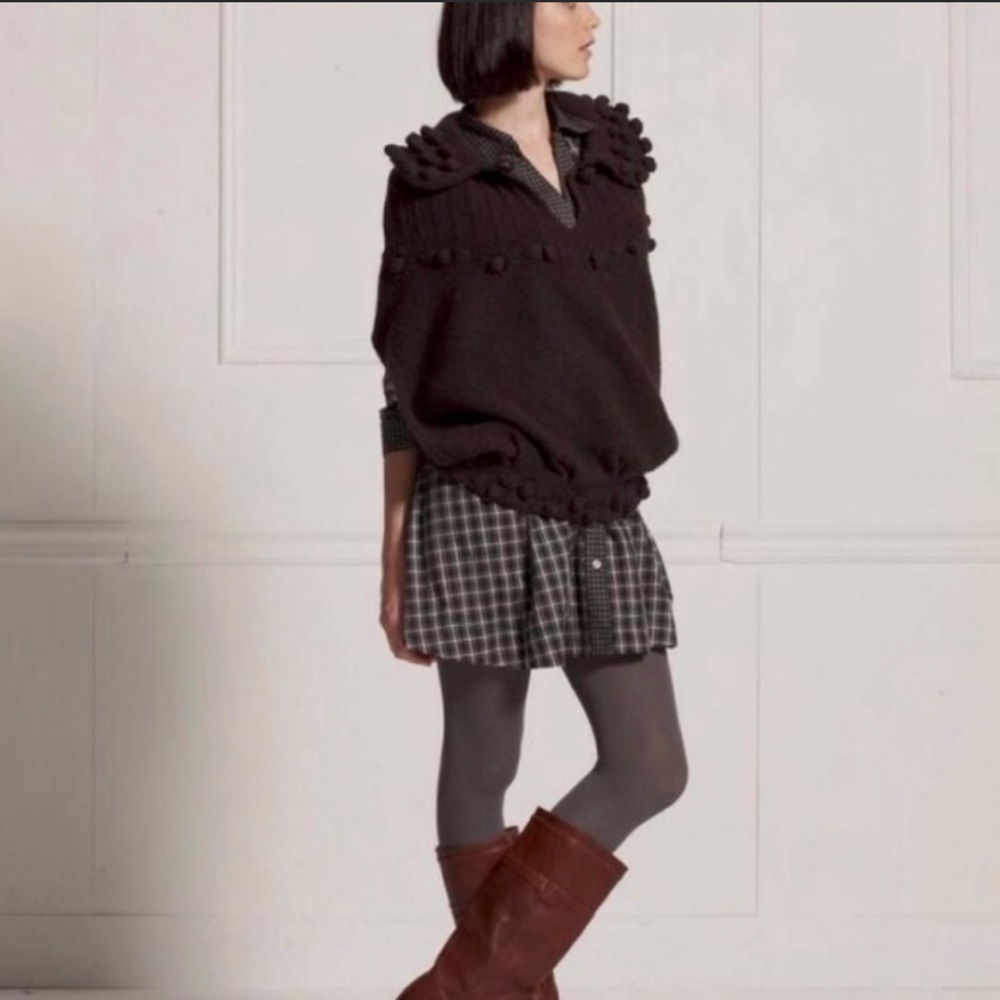 Sleeping on Snow Anthropologie Wool Cape Poncho